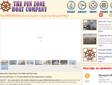 Tablet Screenshot of funzoneboats.com